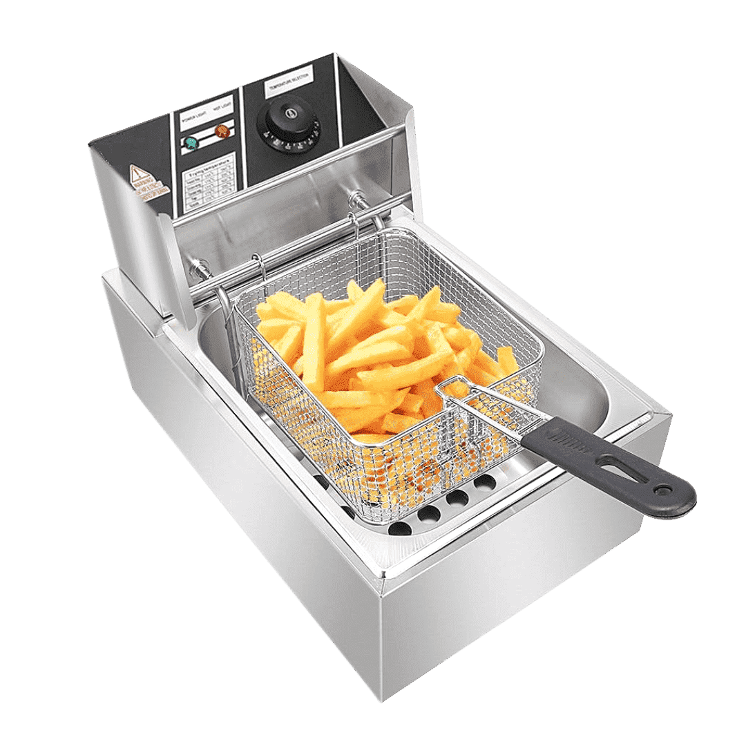 Fritadeira Eletrica 1 Cuba 6 litros (ZL) 220v — STEVAN