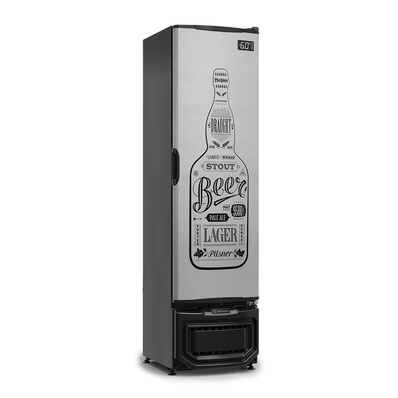 Foto oficial Gelopar: GCB-23E GW/TI/220V 60Hz Refrigerador Vertical